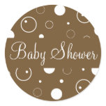 Baby Shower Bubbles Envelope Sticker Seal