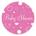 Baby Shower Bubbles Envelope Sticker Seal by hummingbirdcake Baby Shower Bubbles Envelope Sticker Seal