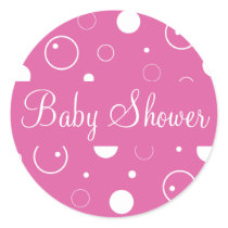 Baby Shower Bubbles Envelope Sticker Seal by hummingbirdcake Baby Shower Bubbles Envelope Sticker Seal