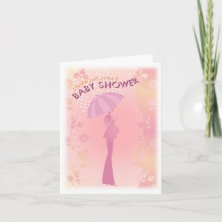 Baby Shower Card card