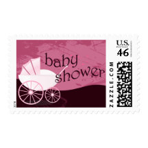 Baby Shower : carriage : Postage