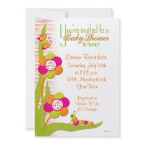 Baby Shower Caterpiller Invitation