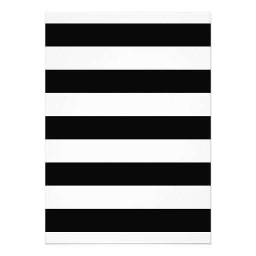 Baby Shower Chic Trendy Lines Stripes Black White Invitations