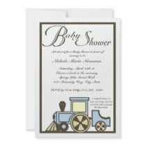 Baby Shower Choo Choo Train Personalized Invites
