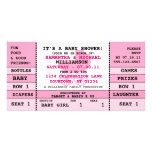 Baby Shower Concert Ticket Invitation Photo Card