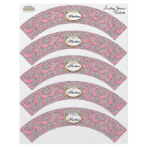 Baby Shower Cupcake Decor - Royal Princess Crown Custom Flyer