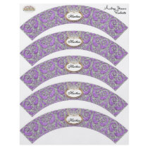 Baby Shower Cupcake Decor - Royal Princess Crown Personalized Flyer