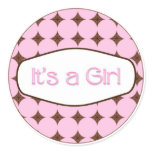 Baby Shower Cupcake Toppers Stickers It's a Girl