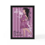 Baby shower cute pregnant Mom Card