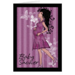 Baby shower cute pregnant Mom Card