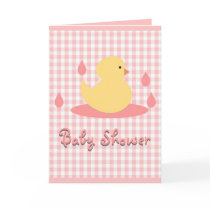 Baby Shower Ducky Invitation cards