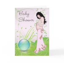 Baby Shower earth mother card by moonlake Baby Shower earth mother card