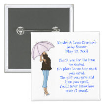 Baby Shower Favor Button