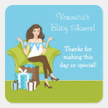 Baby Shower Favor Sticker for Baby Boy