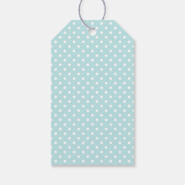 Baby Shower Favor Tags| Elephant Aqua Gray Pack Of Gift Tags-1