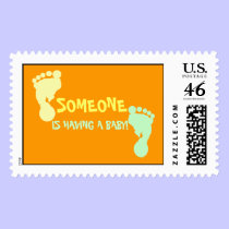 Baby Shower Footprints Stamps stamps