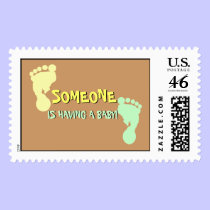 Baby Shower Footprints Stamps stamps