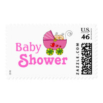 Baby shower for twin baby girls postage