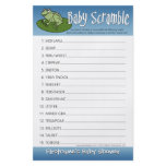 Baby Shower Game - Baby Word Scramble flyers