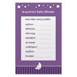 Baby Shower Game - Word Jumble Stationery