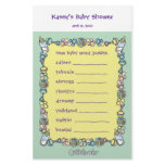 Baby Shower Game - Word Jumble
