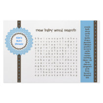 Baby Shower Game - Word Search stationery