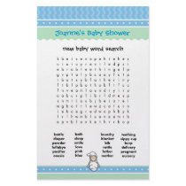 Baby Shower Game - Word Search stationery by cutietoots Baby Shower Game - Word Search stationery