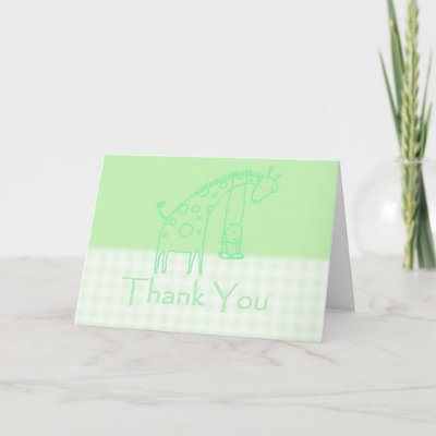 Baby Shower Gift Cards on Baby Shower Gift Thank You  Baby Gift Thank You Greeting Cards From