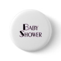 Baby Shower Girl buttons by dndartstudio Baby Shower Girl buttons