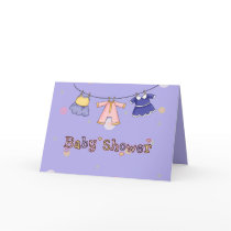 Baby Shower- Girl: Invitation cards