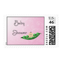 Baby Shower Girl Peapod Stamp