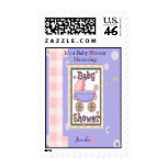Baby Shower Girl Postage Stamp