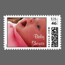 Baby Shower, Girl postage