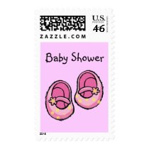 Baby shower (girl) stamp