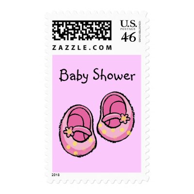 Baby shower (girl) postage