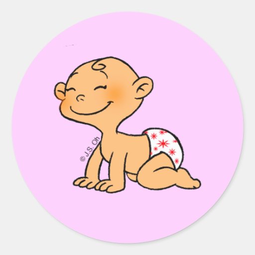Baby Shower (girl) Stickers