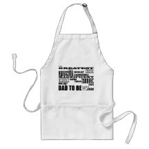 Baby Shower Greatest Best Future Fathers Dad to Be Apron