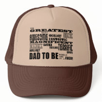 Baby Shower Greatest Best Future Fathers Dad to Be Hat