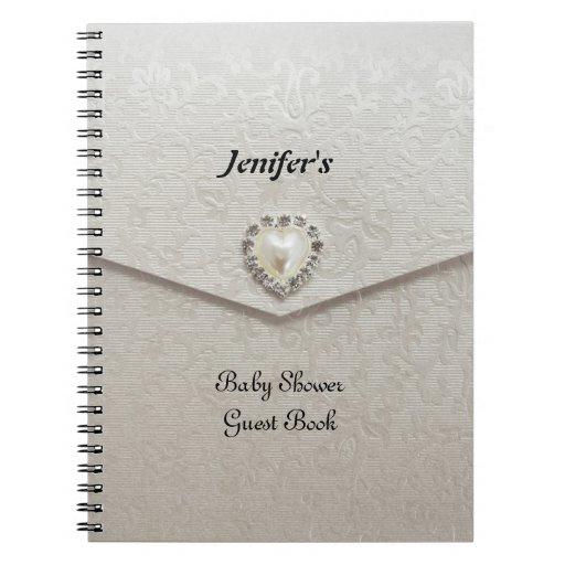 Baby Shower Guest Book Notebook Zazzle
