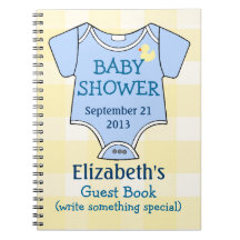 Baby Shower Guestbook Note Book