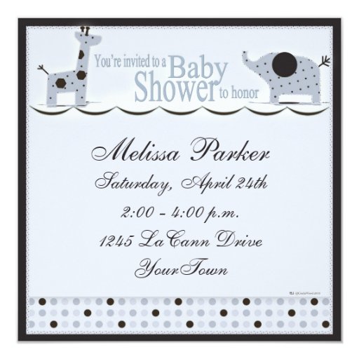 poka dot invitations
