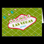 BABY SHOWER In Fabulous Las Vegas Card cards