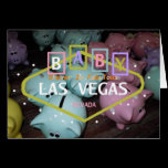 Baby Shower In Fabulous Las Vegas Card cards