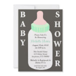 Baby Shower Invitation (Baby Bottle)