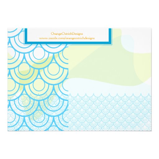 Baby Shower Invitation - Baby Whale
