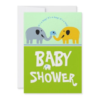 Baby Shower Invitation-Boy invitation