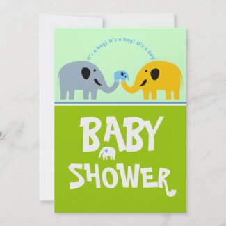 Baby Shower Invitation-Boy invitation