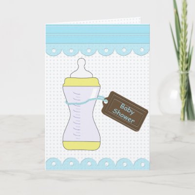 Baby Shower Postcard Invitations on Baby Shower Invitation Greeting Card From Zazzle Com