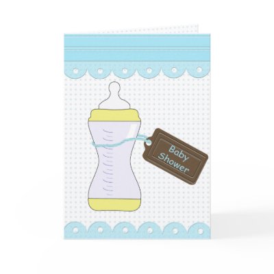 Baby Shower Invitation Greeting Card by cute4kids