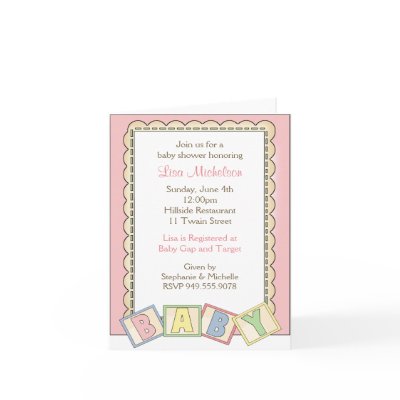 Baby Shower Invitation Card by eventfulcards1